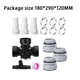 thumbnail image 3 of Kit de válvula desviadora de 3 vías para piscina, adaptador de manguera, conexión de mangueras para piscina, desviador universal prémium para piscinas Negro, 3 of 3