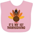 thumbnail image 3 of Inktastic My 1st Thanksgiving Turkey Boys or Girls Baby Bib, 3 of 4