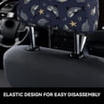thumbnail image 4 of Naloa Party Shark Cute Print 2 PCS Car All-Inclusive Headrest Cover,Seat Headrest Cover Headrest Cover Protector for Most Car Models, 4 of 9