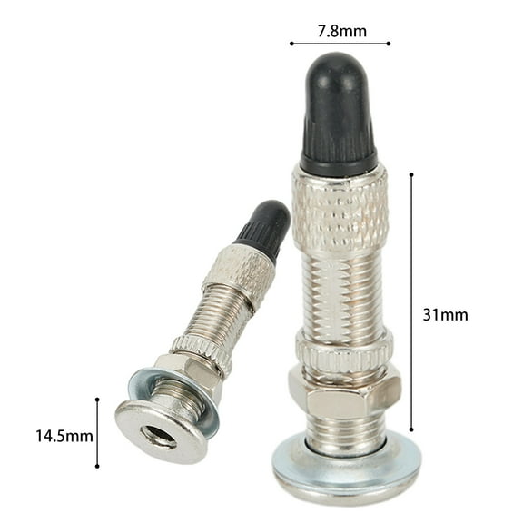 4Pcs Bicycle Tubeless Valve Bike Dunlop Valve Woods Valve English Valve Tubeless Tire Extension Air Nozzle Tool Fangkenuo