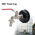 thumbnail image 1 of Grifo Adaptador de IBC de Rosca (60 Mm a 15 Mm), Conector, Accesorio de Válvu de Repuesto, para Conectores de Agua de Jardín Doméstico Negro Yotijar Adaptador de manguera, 1 of 9