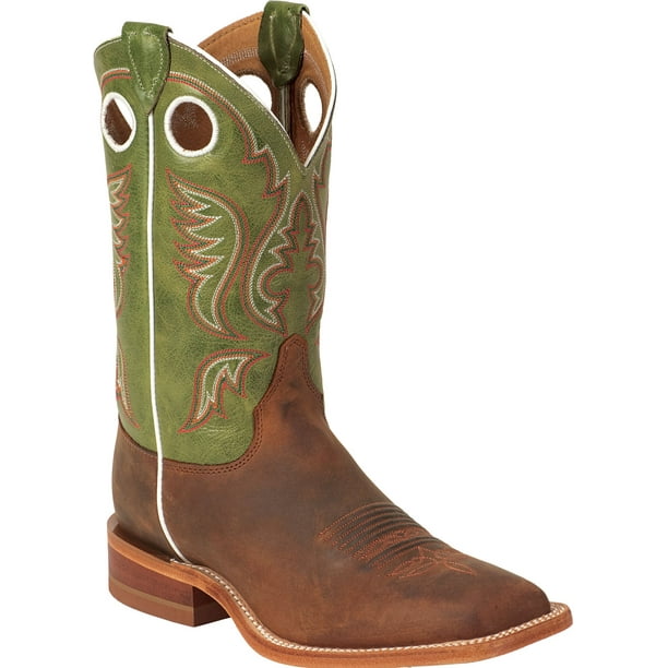 justin bent rail boots square toe