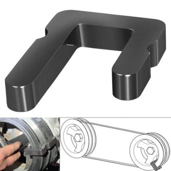 2-Sided Stretch Belt Install tool for GM 5.3.L 6.2L 6.6L Gas Engines 59560 A/C