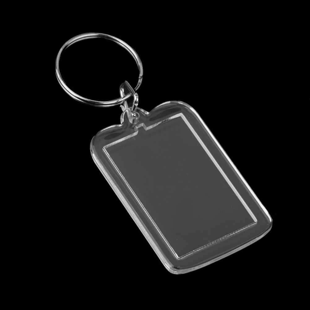 Details about   10 X Triangle 1½" X 1⅝" Clear Blank Transparent Photo/Paper Insert DIY Keychains 