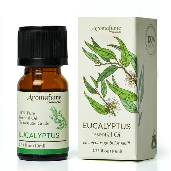 AROMAFUME Eucalyptus Essential Oils - 100% Natural, Therapeutic Grade Essential Oil - Pure, Herbal Aromatherapy Oil for Home Diffusers - Gifts for Her - 10ml