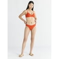 thumbnail image 3 of Free Assembly Women's and Women’s Plus Hi Cut Leg Bikini Swim Bottoms, Sizes XS-XL, 3 of 5