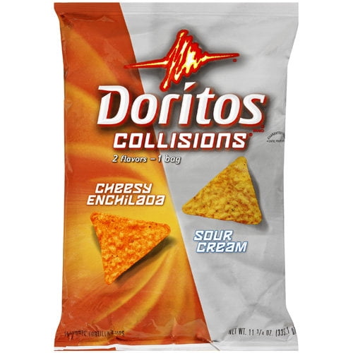 Doritos Collisions Cheesy Enchilada & Sour Cream Flavored Tortilla