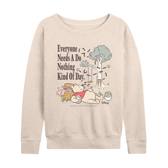 Winnie the Pooh - Nothing Kind of Day - Women's French Terry Long Sleeve Pullover
