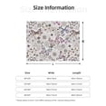 thumbnail image 5 of Yiaed Vintage Butterflies Print Blanket Throw Blanket Soft Cozy Flannel Blanket for Home Bed Sofa Couch Chair-40"x30", 5 of 6