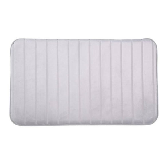 Tapete para Baño Hotel Style Memory Foam Gris 45x75 cm