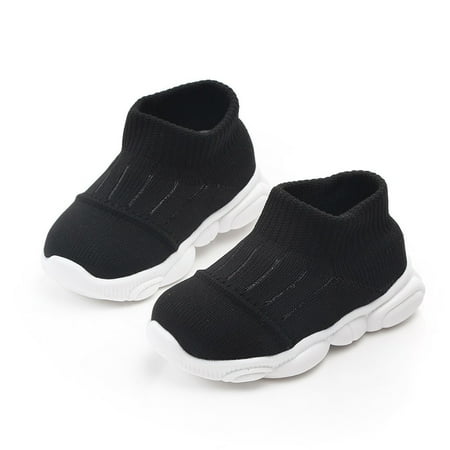 

New Year Deals Toddler Infant Footwear Kids Baby Girls Boys Shoes Striped Mesh Sport Run Sneakers Casual Shoes