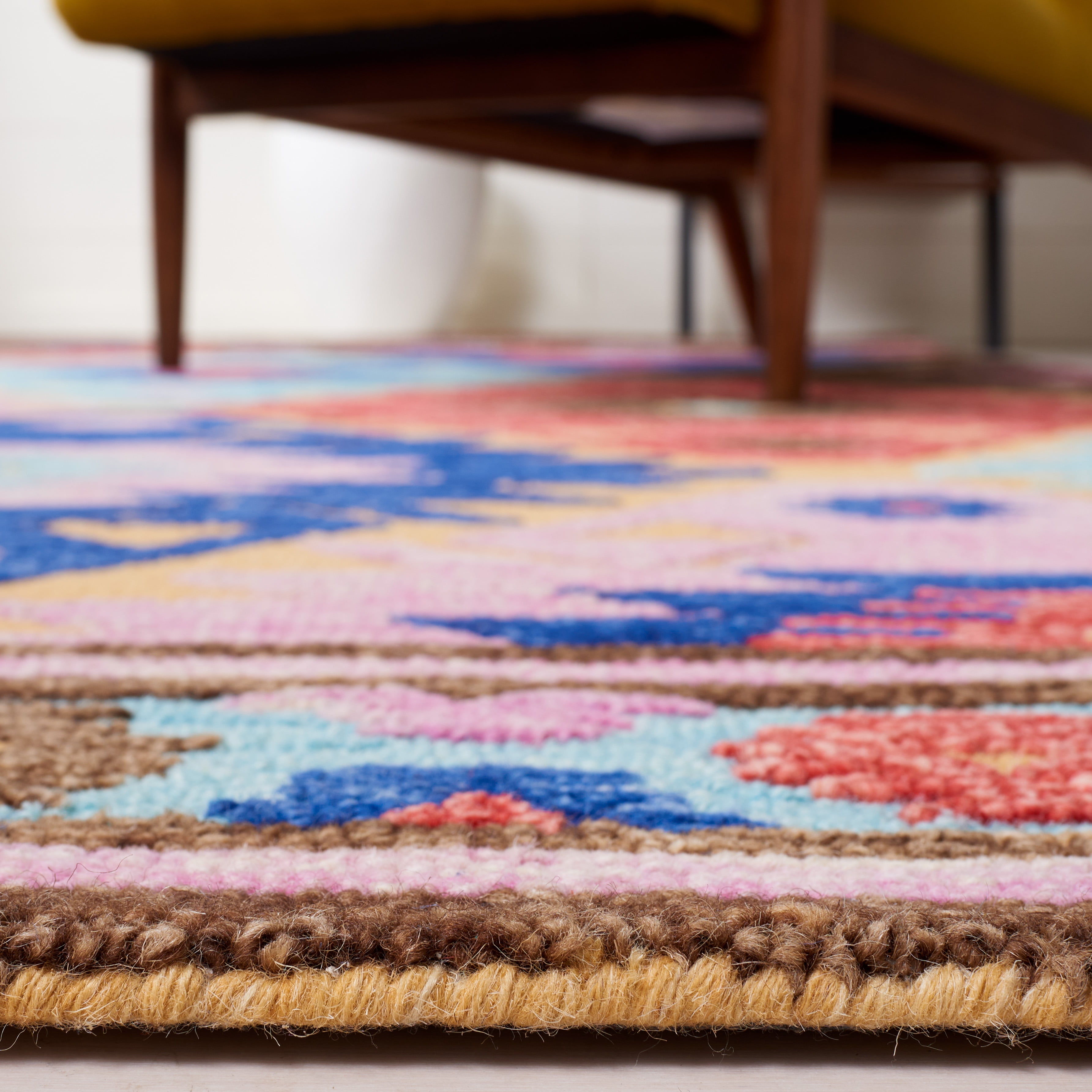 Safavieh  Handmade Aspen Gulnar Boho Tribal Wool Rug 3'  x  5' 3' x 5' Indoor,Handmade Living Room,Bedroom,Dining Room Rectangle