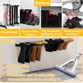 thumbnail image 4 of Boot Rack, 4 Pair Wader Hangers Wall Mount Shoe Rack - Sturdy Heavy Duty Boots Storage Organizer Tall Boots - Rust Resistant Cowboy Boot Hangers Holder for Entryway, Garage, Closet, Indoor, Outdoor, 4 of 4