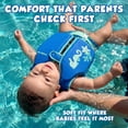 thumbnail image 3 of Paddle Pals Baby Swim Vest & Reusable Swim Diaper Set, 24 Months, Blue, 3 of 7