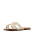 thumbnail image 1 of Sandalia Slide Hadyn para Mujer Steve Madden en Malla Hueso Talla 10, 1 of 2