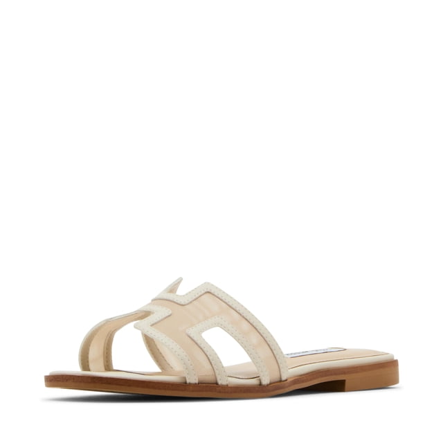 Sandalia Slide Hadyn para Mujer Steve Madden en Malla Hueso Talla 10