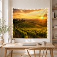 thumbnail image 5 of Sunlit Vineyard with Hilltop Villa Against a Sunset Sky, Peaceful Folk Art for Wine Enthusiasts, Realistic Landscape Decor, Housewarming Gift Tapestry Wall Hanging for Living Room and Study Room, 5 of 7