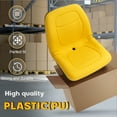 thumbnail image 3 of KOJEM High Back Seats Compatible with John Deere Gator XUV 850D 620I TX 4X2 Turf TX 4X2 4X2 HPX F735 F725 F710 GX355 GX345 Replacement for VG11696 Yellow, 3 of 9