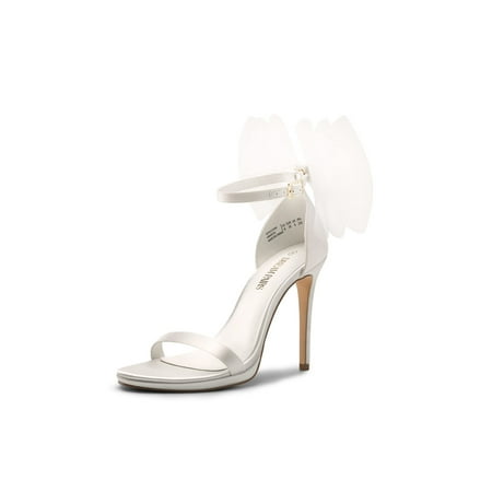 

Women‘s High Stiletto Heels for Women Open Toe Adjustable Bow Strap Pump Heeled Sandals Wedding Bridal Party Prom Dress Shoes Women‘s Footwear