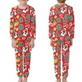 thumbnail image 2 of Renewold Matching Family Pajamas Set 2 Packs Christmas Pajamas Sleepwear 7-8 Years Old Kids Boys Girls PJs Penguin Wreaths Long Sleeve Nightwear Clothing, 2 of 5