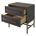 Hopper Studio Sophia 2Drawer Nightstand, Grey