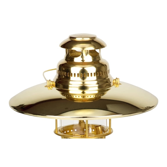 Petromax Top Reflector and Visor for HK350/HK500 Home and Camping Pressure Lanterns, Reflects Lamp Light Downward, Gold-Plated