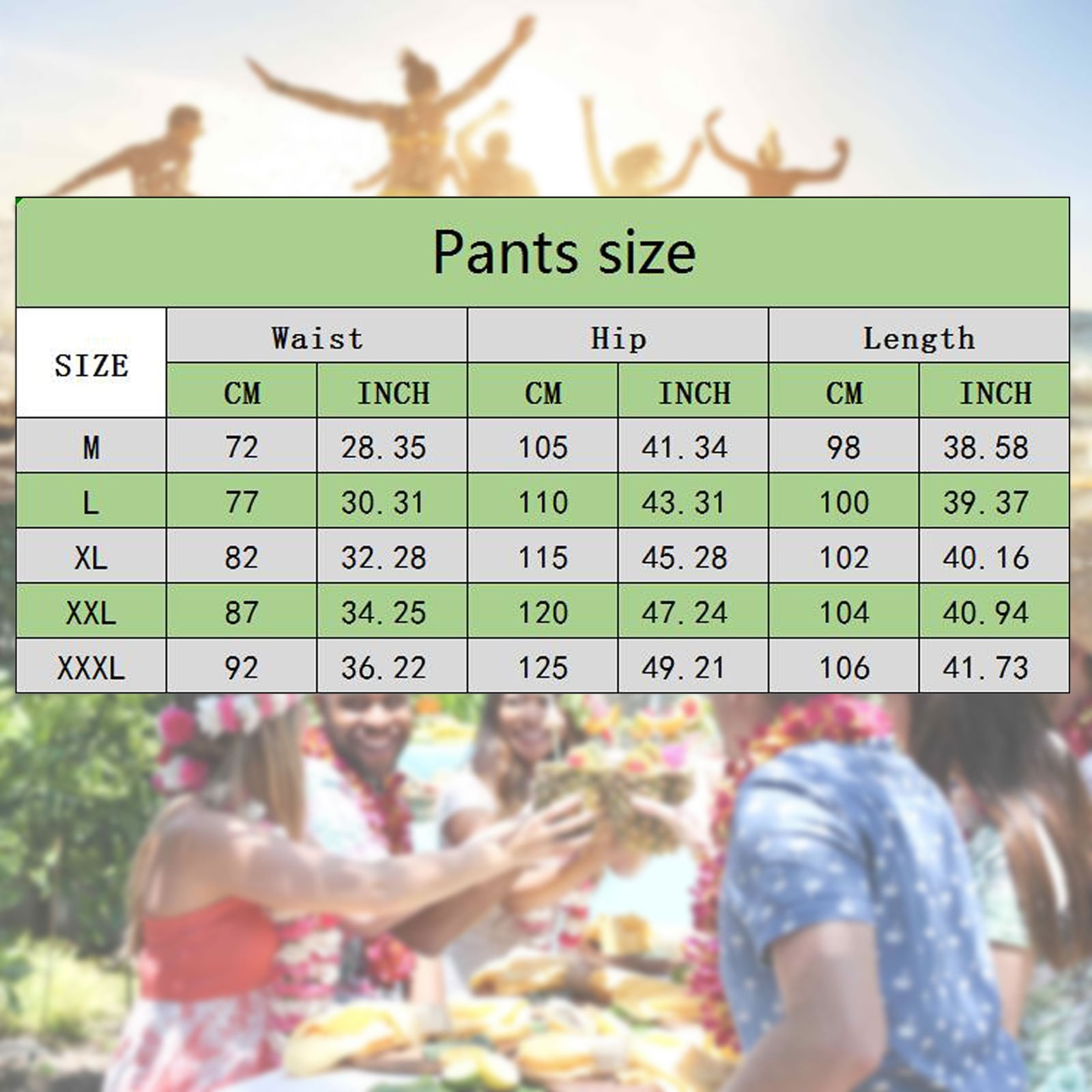 Trousers  Size Guide  Aesthetic Laundry