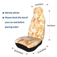 thumbnail image 4 of Pofeuu Watercolor Sea Shells Print Automotive Car Seat Covers Flat Cloth Full Set Seat Covers,Car Seat Covers front seats for Cars Trucks and SUVs(Two packs), 4 of 7