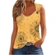 thumbnail image 2 of Puntoco Camisola básica para mujer Camiseta sin mangas con estampado para mujer Camiseta holgada sin mangas, 2 of 5