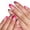 D, variant on 24Pcs Short Round Press On Nails, White French Tip Full Cover Acrylic Fake Nails Reusable Glue On False Nail Tips for Daily Casual Bridal Spring Elegant Women Nail Art Decoration