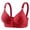 Z-Red, variant on Akmaiox Plus Size Bras for Women, Full Support Wirefree Front Closure Push Up Bra, Soft Comfy Seamless Everyday No Underwire Lingerie for Women