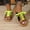 Black, variant on Womens White Canvas Espadrille Mules Open Toe Lace Up Flat Slip On Summer Sandals with Neon Yellow Laces,Size 5.5