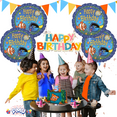 thumbnail image 5 of PMU Happy Birthday Big Fish 18 Inch Mylar Balloon Pkg/25, 5 of 6