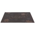 thumbnail image 4 of Ottomanson Easy Clean, Waterproof, Low Profile, Non-Slip Leaves Indoor/Outdoor Rubber Doormat, 18" x 28", Copper, 4 of 8
