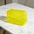 thumbnail image 2 of XINGAG Makeup Bag, Clear Cosmetic Bag, Zippered Toiletry Carry Pouch, Transparent Organizer Case for Makeup and Toiletries, Multipurpose Storage Bag for Travel, Bathroom and Daily Organization, 2 of 6