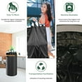 thumbnail image 6 of Enroslu Returnable Bottle Bin with Carry Bag for Collecting Empties and Glass Waste, Storage for Deposit Bottles, for Kitchen and Storage Room, Bottle Bag, Black, 6 of 7