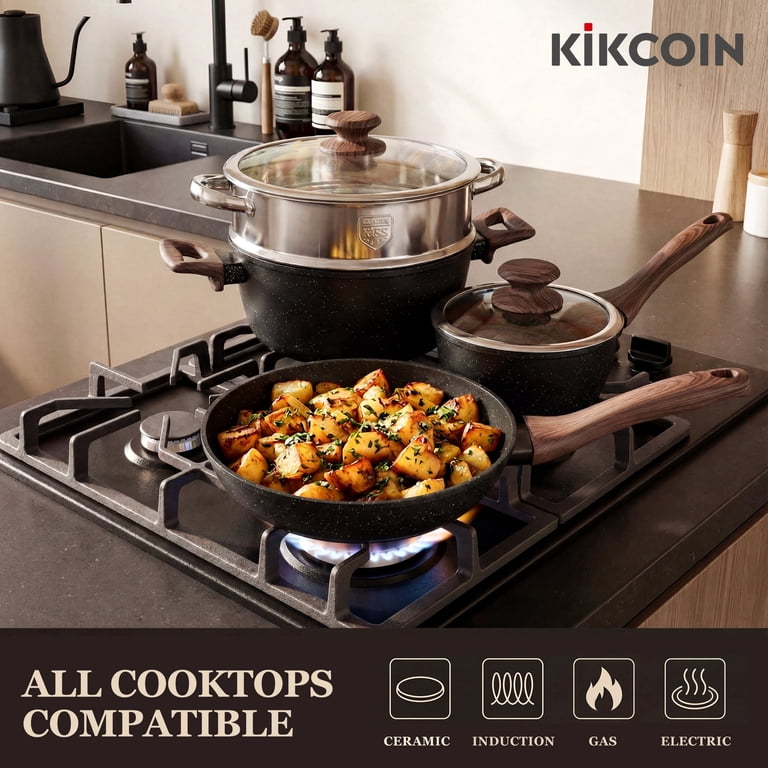 Kikcoin 34-Piece Nonstick Cookware and Bakeware Set photo 6