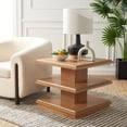 thumbnail image 2 of SAFAVIEH Suette Modern 21" Square End Table, Natural, 2 of 8