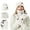 White, variant on MIASHUI Unisex Thick Warm Knit Hat, Scarf, and Gloves Three-Piece Set, Winter Scarf for Men and Women, Cold Weather Scarf Set Black