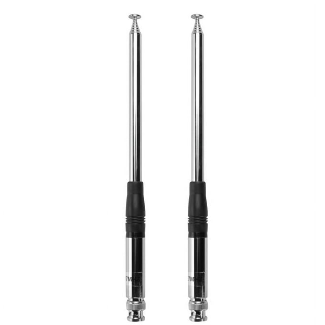 2X Antena 27Mhz Antenas Telescópicas/ de Varilla HT de 9 Pulgadas Una 51 Pulgadas para Radio CB de Mano con Conector BNC