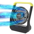 thumbnail image 2 of Battery Operated Fan Super Long Lasting Battery Operated Fans for Camping Portable D-Cell Battery Powered Desk Fan with Timer 3 Speeds Whisper Quiet 180 Rotation for OfficeBedroomOutdoor 5'', 2 of 4