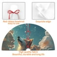 thumbnail image 4 of Sikiie Starry Sky Cloud Wolf 30-48 inches {designName} Print Christmas Tree Skirt Snowman Xmas Tree Skirt with Edge Christmas Decorations for Holiday Party48", 4 of 7