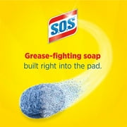 S.O.S Steel Wool Dish Scrubber Pads, 18 Pack