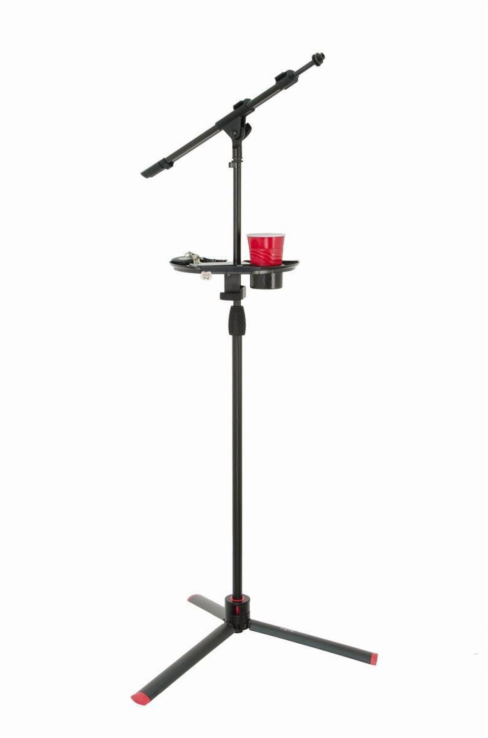 Gator Mic Stand Accessory Tray with Drink Holder