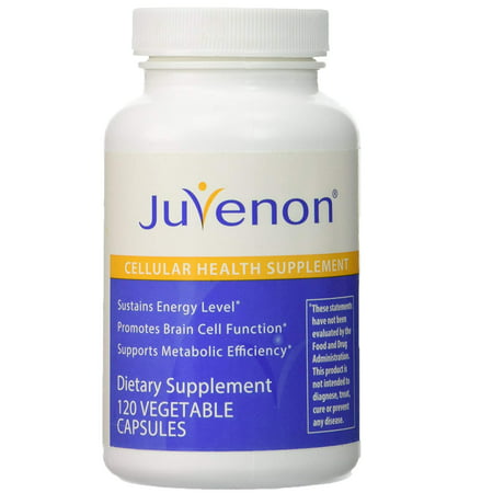 Juvenon Cellular Health Supplement-120 Caps Promotes Brain Cell Function, Metabolic Efficiency and Sustains Energy