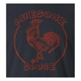 thumbnail image 2 of 9 Crowns Tees Unisex Awesome Hot Sauce Graphic T-Shirt (Sriracha Mens Navy, Medium), 2 of 4