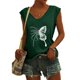thumbnail image 2 of Camisetas sin mangas con cuello en V de verano para mujer, camisetas de manga corta con estampado de mariposa Retro OAVQHLG3B Store lin121212, 2 of 5