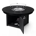 thumbnail image 4 of WestinTrends Helios 47" Modern Outdoor 55,000 BTU Patio Propane Round Fire Pit Table (Rocks Not Included), Black, 4 of 14