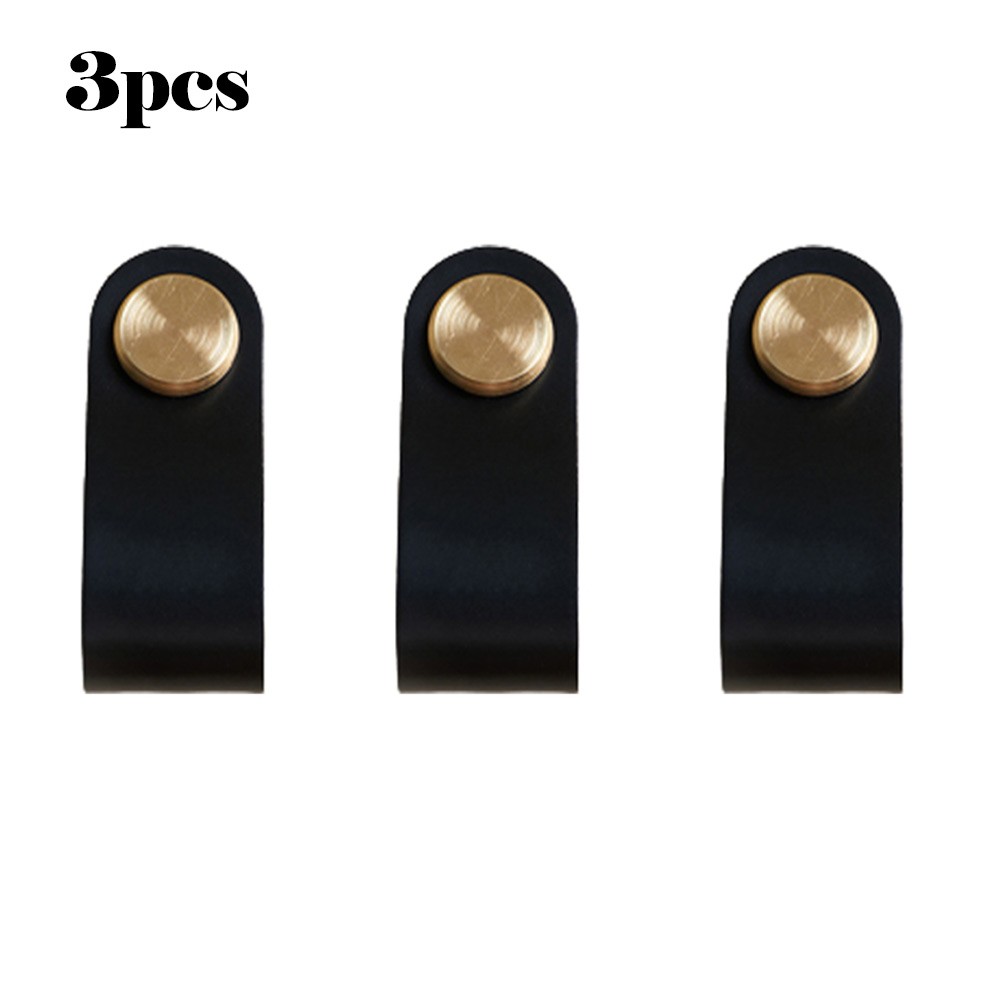 Leather Drawer Pulls, Dresser Pulls 3Pcs, Soft Pulls to Avoid