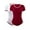 Red, variant on CutiePlusU Cotton Button Crotch Bodysuit Adult Onesie Pajamas Classics 2 Pack Red XXXXL